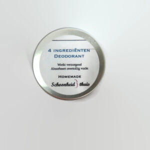 4 ingrediënten deodorant
